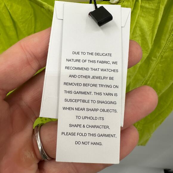 VELVET by GRAHAM & SPENCER NWT Coco Cotton Eyelet Ruffle Tank Blouse Top // L - Picture 6 of 14